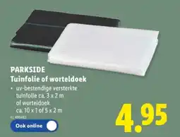 Lidl Tuinfolie of worteldoek aanbieding