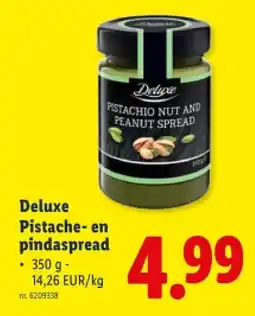 Lidl Pistache- en pindaspread aanbieding