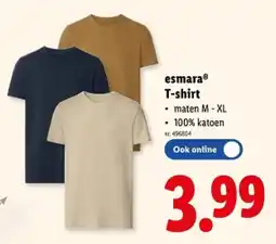 Lidl T-shirt aanbieding