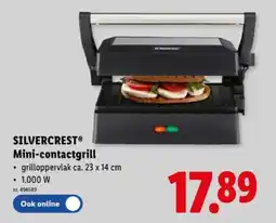 Lidl Mini-contactgrill aanbieding