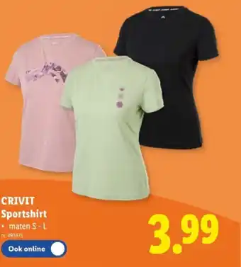 Lidl Sportshirt aanbieding