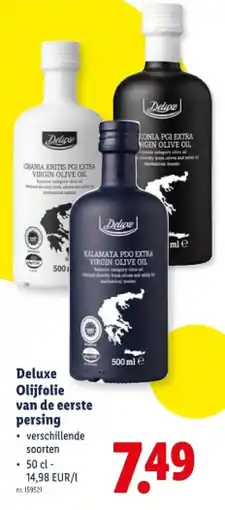 Lidl Olijfolie van de eerste persing aanbieding