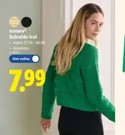 Lidl Gebreide trui aanbieding