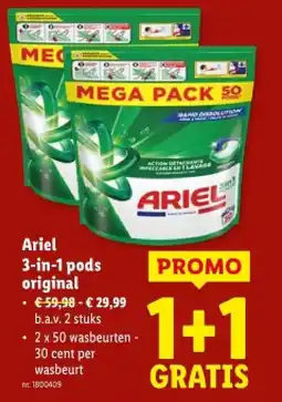 Lidl 3-in-1 pods original aanbieding