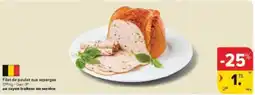 Carrefour Market Filet de poulet aux asperges aanbieding
