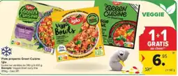 Carrefour Market Plats préparés Green Cuisine Iglo aanbieding