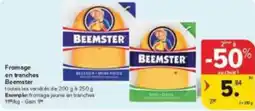 Carrefour Market Fromage en tranches beemster aanbieding