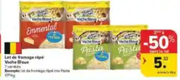 Carrefour Market Lot de fromage râpé vache bleue aanbieding