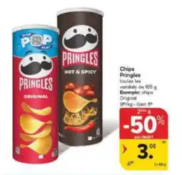 Carrefour Market Chips Pringles aanbieding