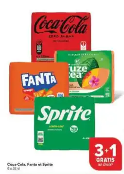Carrefour Market Coca-Cola FANTA et Sprite aanbieding