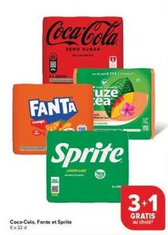 Carrefour Market Coca-Cola FANTA et Sprite aanbieding