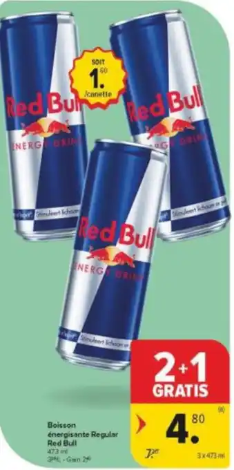 Boisson énergisante Regular Red Bull