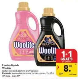 Carrefour Market Lessive liquide Woolite aanbieding