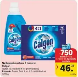 Carrefour Market Nettoyant machine à lessiver calgon aanbieding