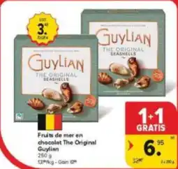 Carrefour Market Fruits de mer en chocolat the original guylian aanbieding