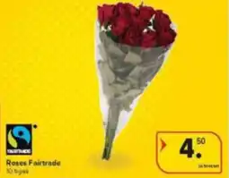 Carrefour Market Roses Fairtrade aanbieding