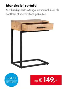 Woonsquare Mundra bijzettafel aanbieding
