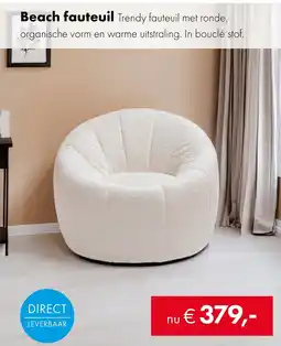 Woonsquare Beach fauteuil aanbieding
