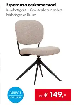 Woonsquare Esperanza eetkamerstoel aanbieding