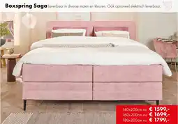 Woonsquare Boxspring Saga aanbieding