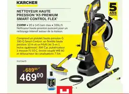 HandyHome Nettoyeur haute pression K5 premium smart control flex aanbieding