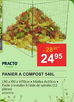 HandyHome Panier a compost aanbieding