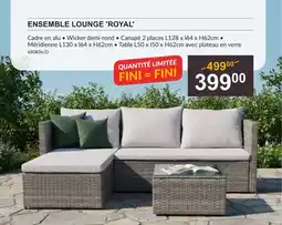 HandyHome Ensemble Lounge Royal aanbieding