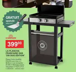 HandyHome Le Marquier La Plancha Francaise Gas 250 Duo Edition aanbieding