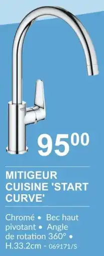 HandyHome Grohe Mitigeur Cuisine Start Curve aanbieding