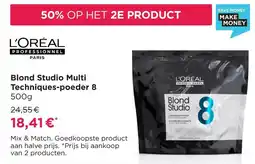 Pro-Duo L'Oréal Blond Studio Multi Techniques-poeder 8 aanbieding