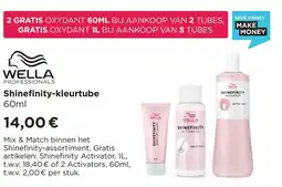 Pro-Duo Wella Shinefinity Kleurtube aanbieding