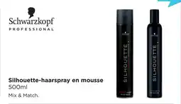 Pro-Duo Schwarzkopf Silhouette Haarspray en Mousse aanbieding
