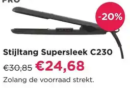 Pro-Duo SPro Stijltang Supersleek C230 aanbieding
