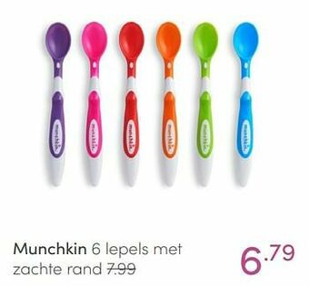 Baby & Tiener Munchkin 6 lepels met zachte rand aanbieding