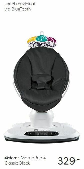 Baby & Tiener 4moms mamaroo 4 classic black aanbieding