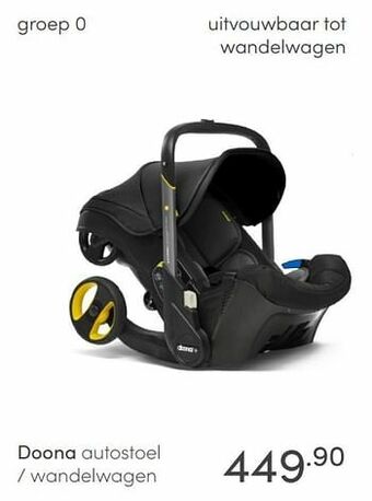 Baby & Tiener Doona autostoel - wandelwagen aanbieding