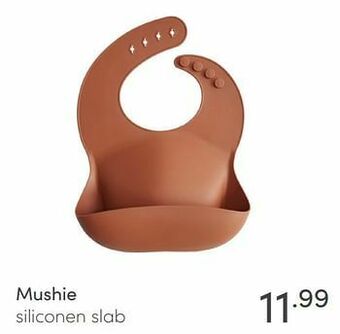Baby & Tiener Mushie siliconen slab aanbieding