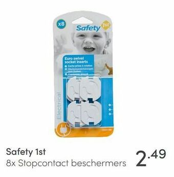 Baby & Tiener Safety 1st 8x stopcontact beschermers aanbieding