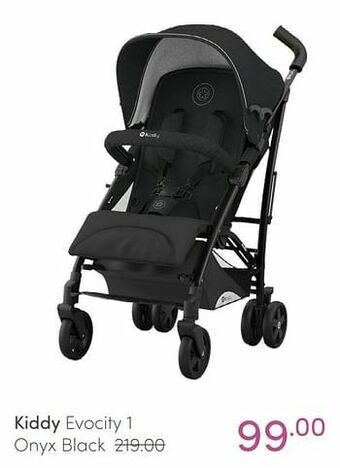 Baby & Tiener Kiddy evocity 1 onyx black aanbieding