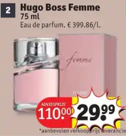 Kruidvat Hugo Boss Femme aanbieding