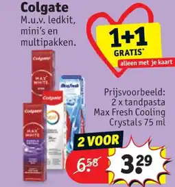 Kruidvat Colgate aanbieding