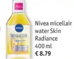 Kruidvat Nivea micellair water Skin Radiance 400 ml aanbieding