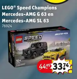 Kruidvat LEGO Speed Champions Mercedes-AMG G 63 en Mercedes-AMG SL 63 aanbieding