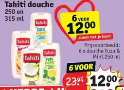 Kruidvat Tahiti douche aanbieding