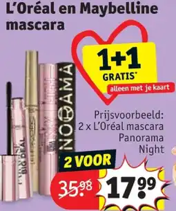 Kruidvat L’Oréal en Maybelline mascara aanbieding