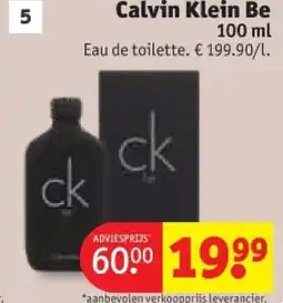 Kruidvat Calvin Klein Be aanbieding