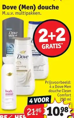 Kruidvat Dove (Men) douche aanbieding