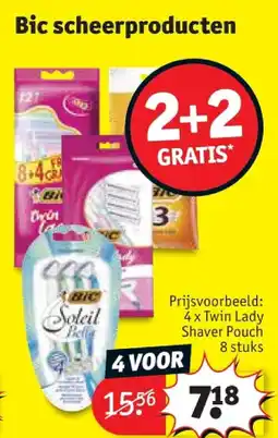Kruidvat Bic scheerproducten aanbieding
