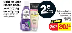 Kruidvat Guhl en John Frieda haarverzorging en -styling aanbieding