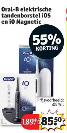 Kruidvat Oral-B elektrische tandenborstel iO5 en iO Magnetic aanbieding